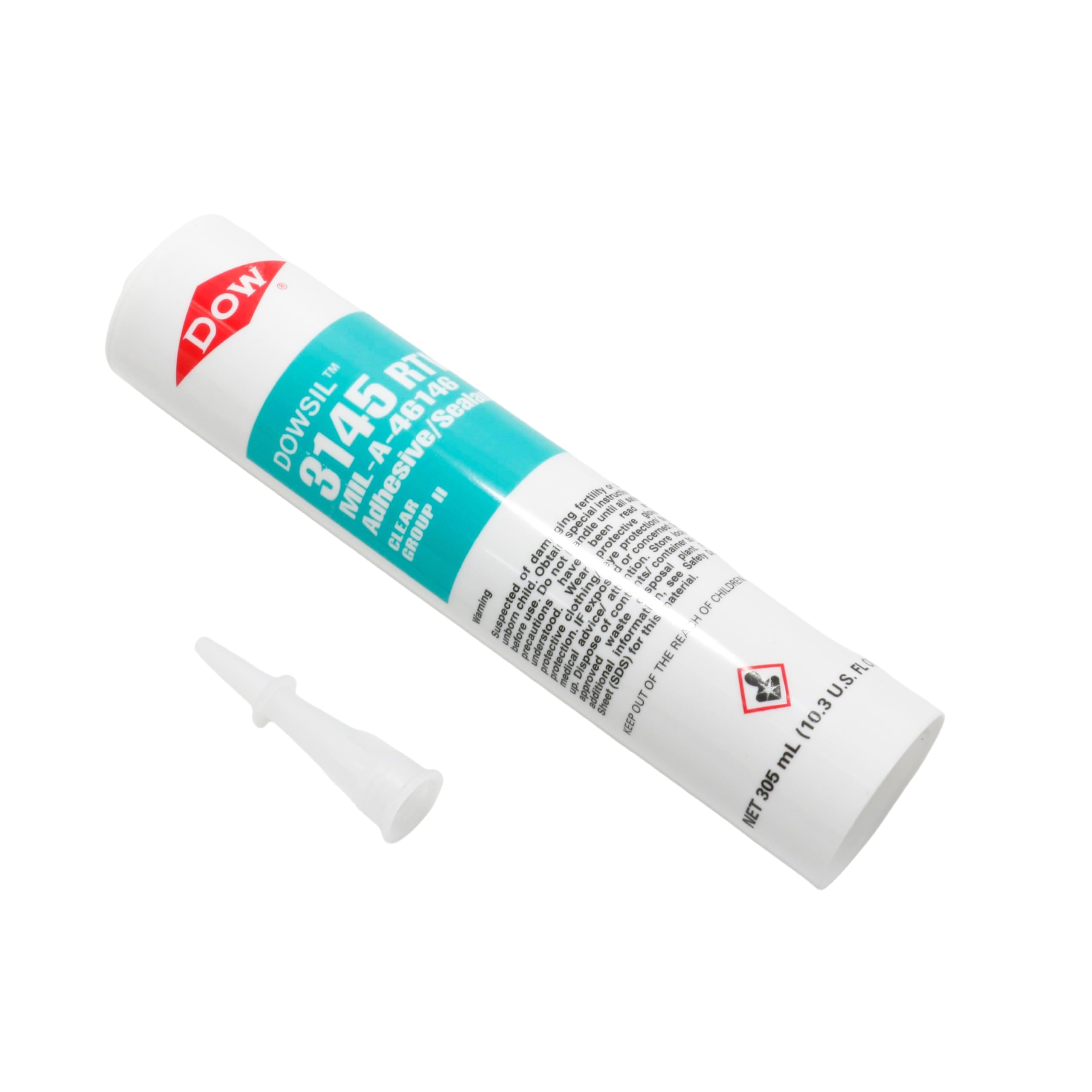 ハイです。① Amazon.co.jp: 3145 RTV 305ml 10.3oz クリア接着剤・シーラント Mil-A